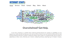 Desktop Screenshot of internetstaff.com