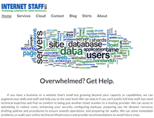 Tablet Screenshot of internetstaff.com